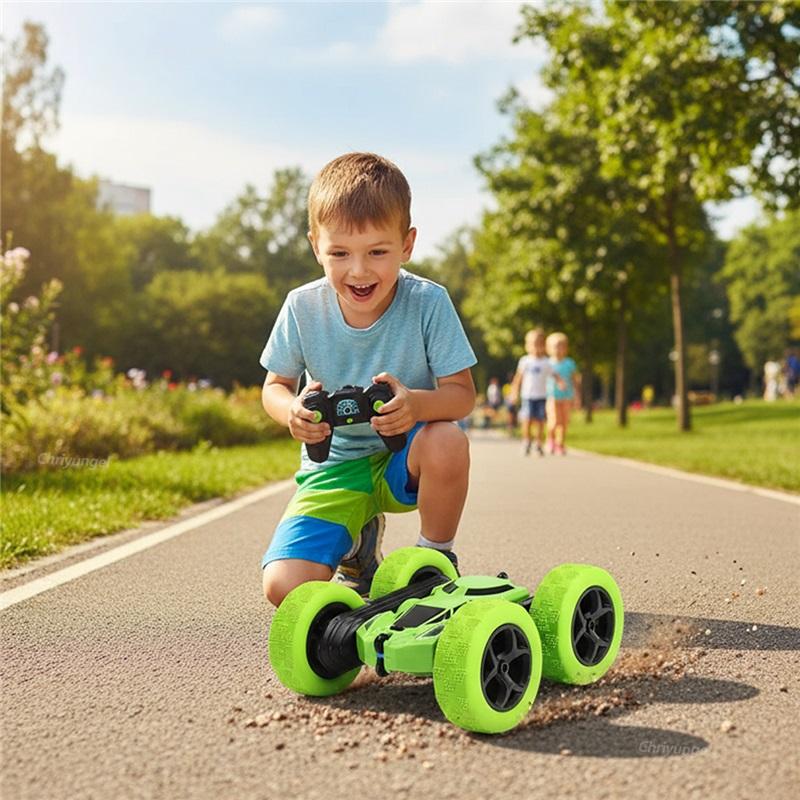 2.4Ghz Rc Stunt Car 360° Double Sided Flip Remote Control Drift Car Stunt Auto Vehicle All Terrain Toy Gift for Boys Girls
