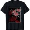 Novità Unisex Gigli Rossi Ragno con Farfalla Estetica Anime Giapponese T-shirt Tee Streetwear Oversize Vintage Harajuku Hip Hop