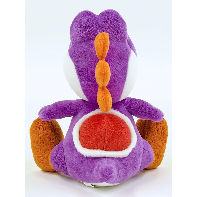 Sanei Boeki Super Mario ALL STAR COLLECTION Purple Yoshi (S) W13.5 x D15.5 x H20cm Plush Toy AC49