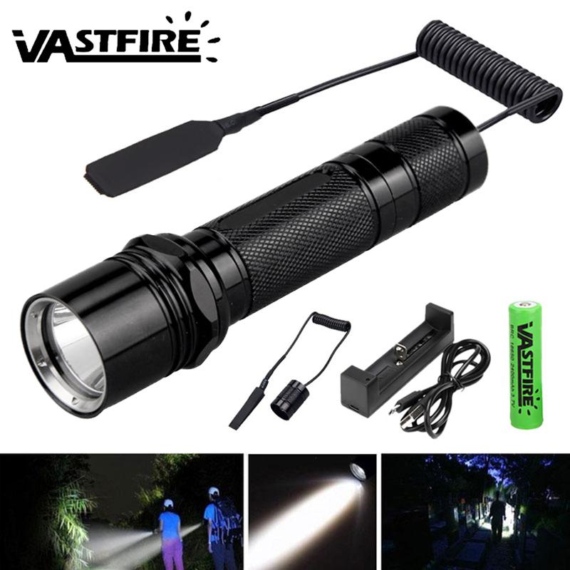 Super Flashlights Torch Powerful Tactical Flashlight USB Rechargeable Flash Light Night Scout Lights Outdoor LED Hunting Lantern