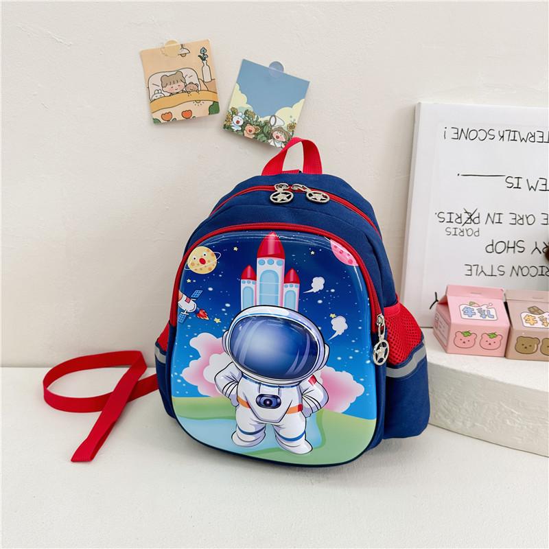 Durable Nylon Kindergarten Backpack With Animal Design For Boys And Girls