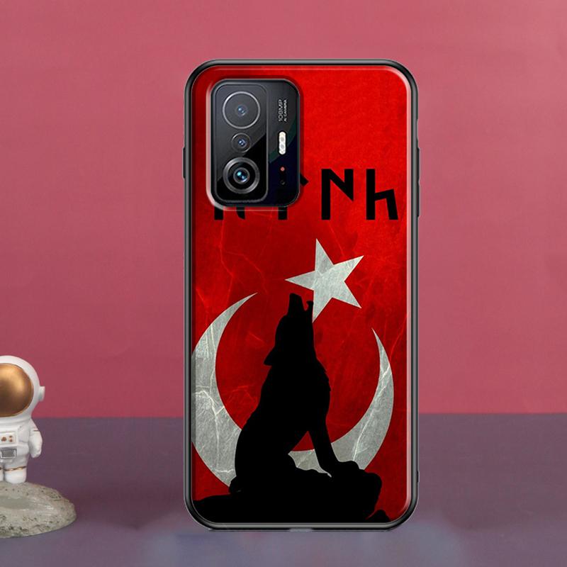 

Турецкий язык bozkurt серый волк для POCO X5 X3 F5 Pro X4 F4 GT M5s C40 F3 чехол для Xiaomi 13 Lite 12 11T 12T Pro 12X чехол Mi 11T (11T Pro)