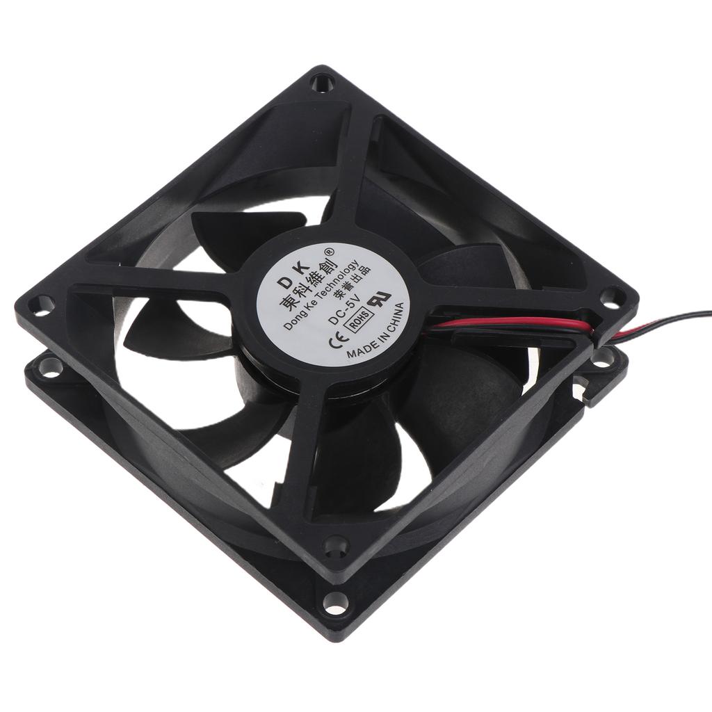 80mm/3.15 Zoll für DC-Lüfter 12V 5V 24V Computerlüfter 2 Pin XH 2.54 8025 Hochleistungs-Kühlventilator 3300RPM