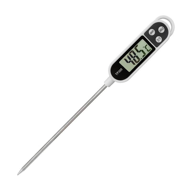 1pc Stainless steel probe cooking food, barbecue stove, water, milk, oil, liquid meat, digital kitchen thermometer