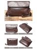 Designer Men's Genuine Leather Crossbody Bag Luxury Fashion Shoulder Messenger Bag Casual Travel Adjustable Strap Length