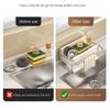 Carbon Steel/Stainless Steel Sponge Holder Auto Drain Tray Storage Rack  Kitchen Use