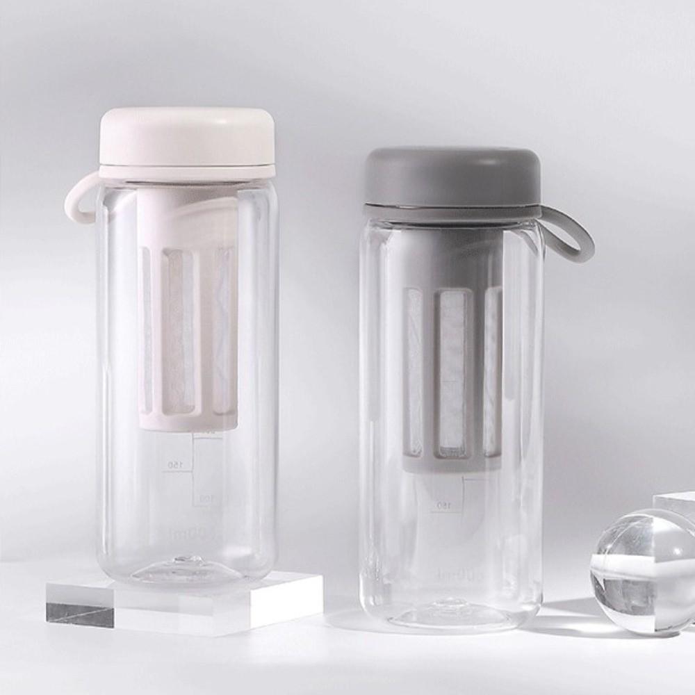 450/600ml Travel Tumbler PC Iced Coffee Infuser Portable Filter Cup