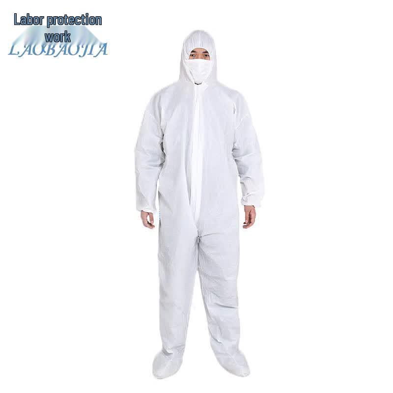 Disposable Full-Body Protective Suit with SF Breathable Film XXXL белый