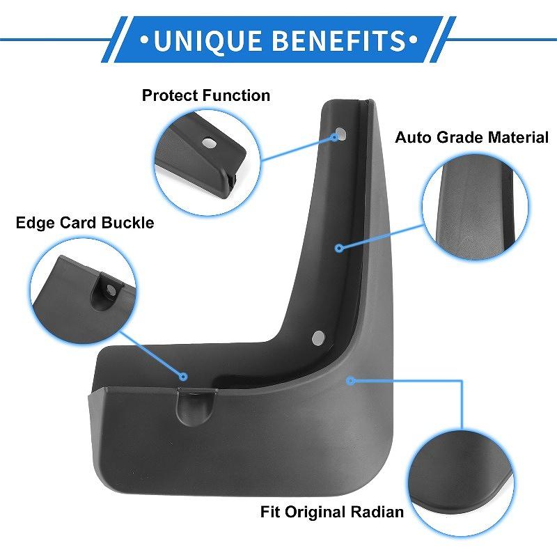 4X Set For Hyundai Tucson 2021 2022 2023 2024 2025 Car Molded Mud Flaps Splash Guards Mudguards Front Rear Styling