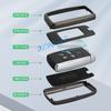 Metal Leather Car Key Fob Case Cover Keychain For + New Land Rover Jaguar Xe Xf E-Pace F-Pace I-Pace