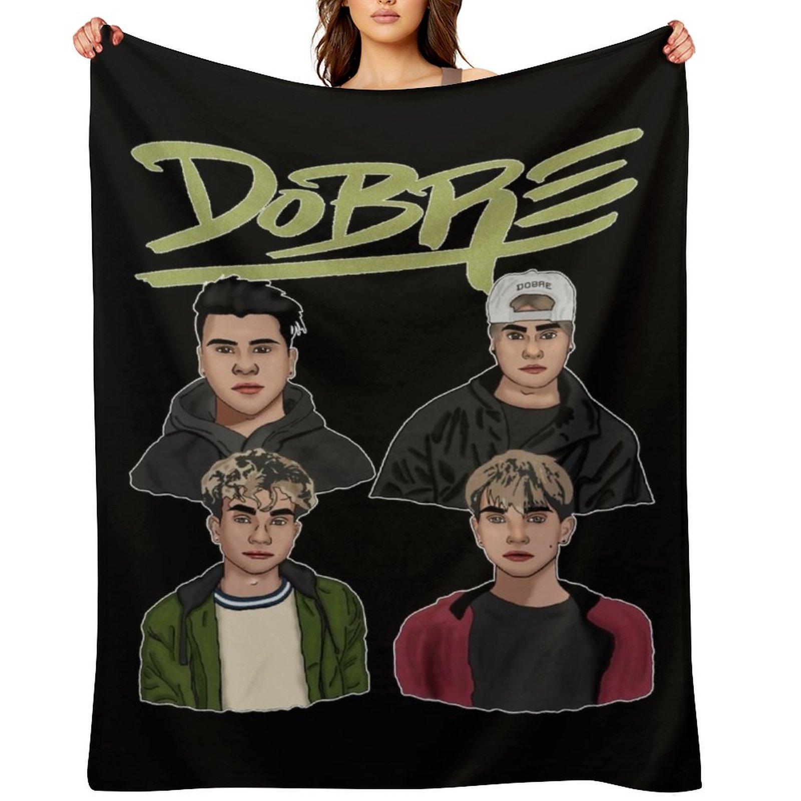 Dobre Brother Twins Merch Throw Blanket Blankets Sofas Of Decoration wednesday Decorative Sofa Decorative Throw Blankets 30x40in