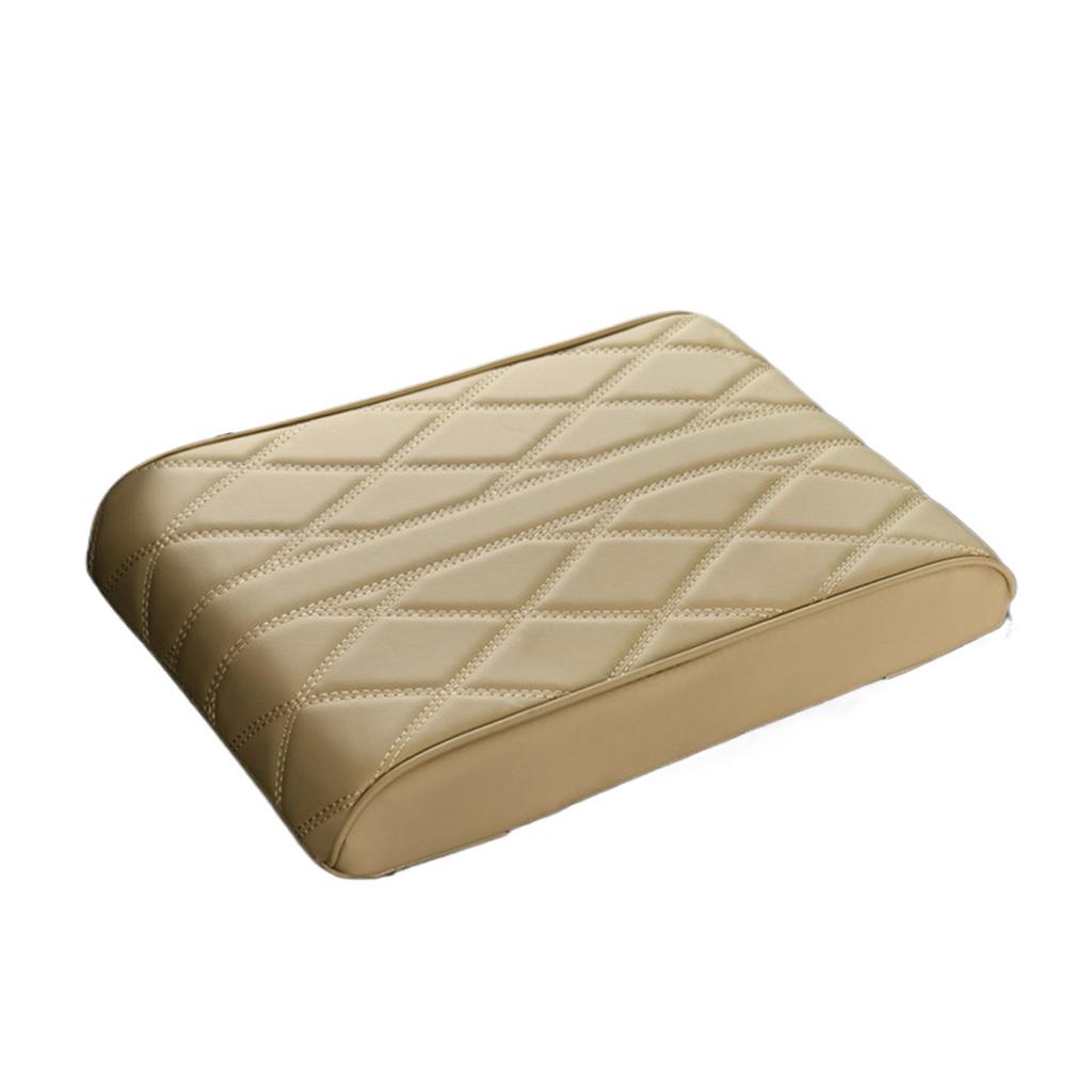 Car Armrest Box Mats Memory Foam Vehicle Arm Rest Box Pads Leather Center Console Covers Styling Interior Accessories