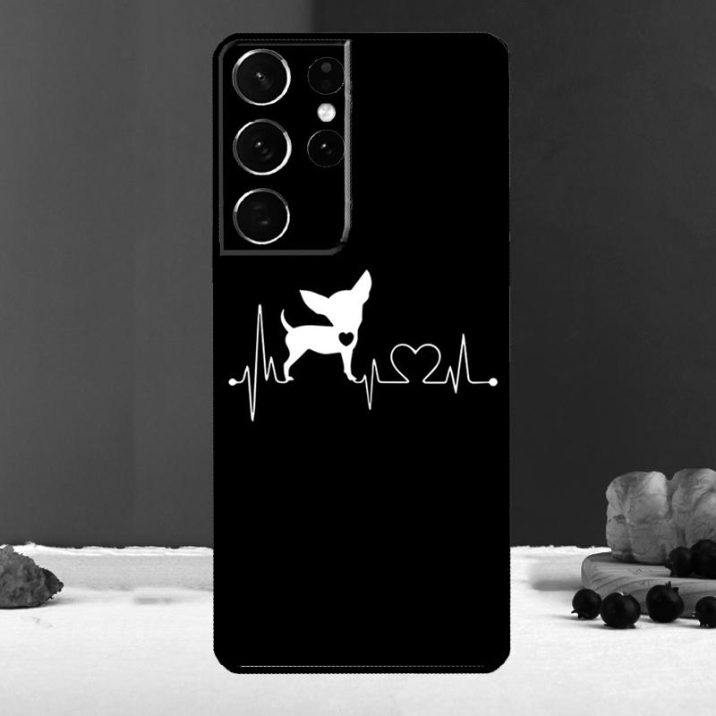 

Cute Chihuahua Dog Mom Cover For Samsung Galaxy S25 S24 Ultra S22 S23 Plus S20 S21 FE S9 S10 S24 FE Phone Case Note 20 Ultra