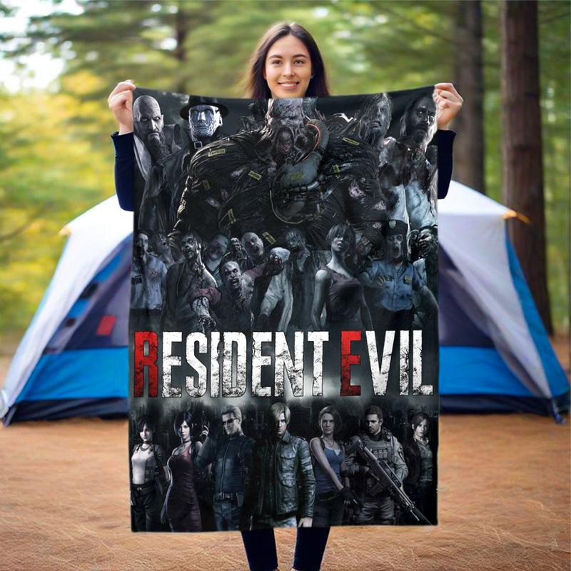 The sci-fi game Resident Evil features the Umbrella Corporation blanket a soft home furnishing nap decoration a warm Sherpa blanket for all seasons U8