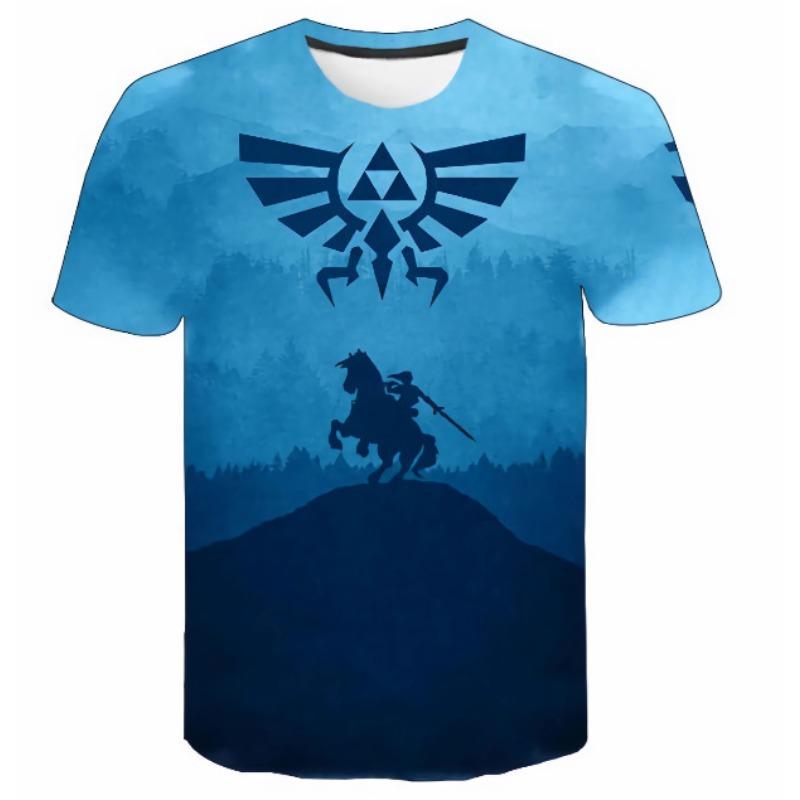 

Дитячі футболки Нова анімація 3D цифровий друк повсякденна та зручна дитяча футболка літня мода Футболка для хлопчика 170