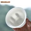 190ml Hammelfett Jade Drei Talente Gaiwan Zen Keramik Verbrühschutz Deckelschale Elegant Teeterrine Teebereiter Chinesisches Teegeschirr Handwerk