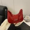 Feel underarm small bag women's summer new fashion versatile shoulder bag niche design baguette handbag