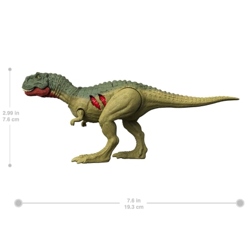 Mattel Jurský svět (JURSKÝ SVĚT) Nové pravítko Skutečná mini akční figurka poškození! Quillmesaurus [Celková délka: Cca. 19,3 cm] [3 roky a více] GWN