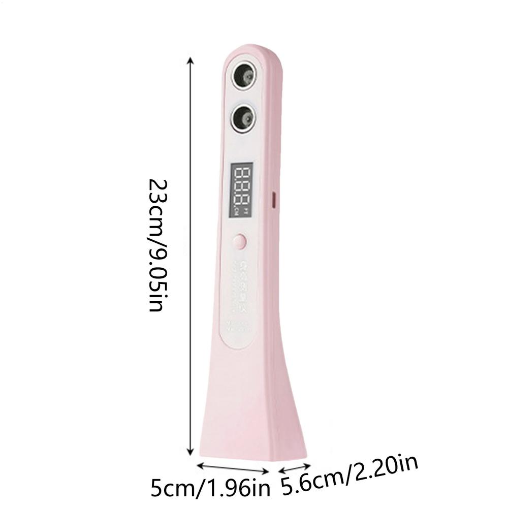 Handheld Smart Digital Height Measuring Device Ultrasonic Height Measurement Tool Child Cordless Height Measurement Device Meter розовый