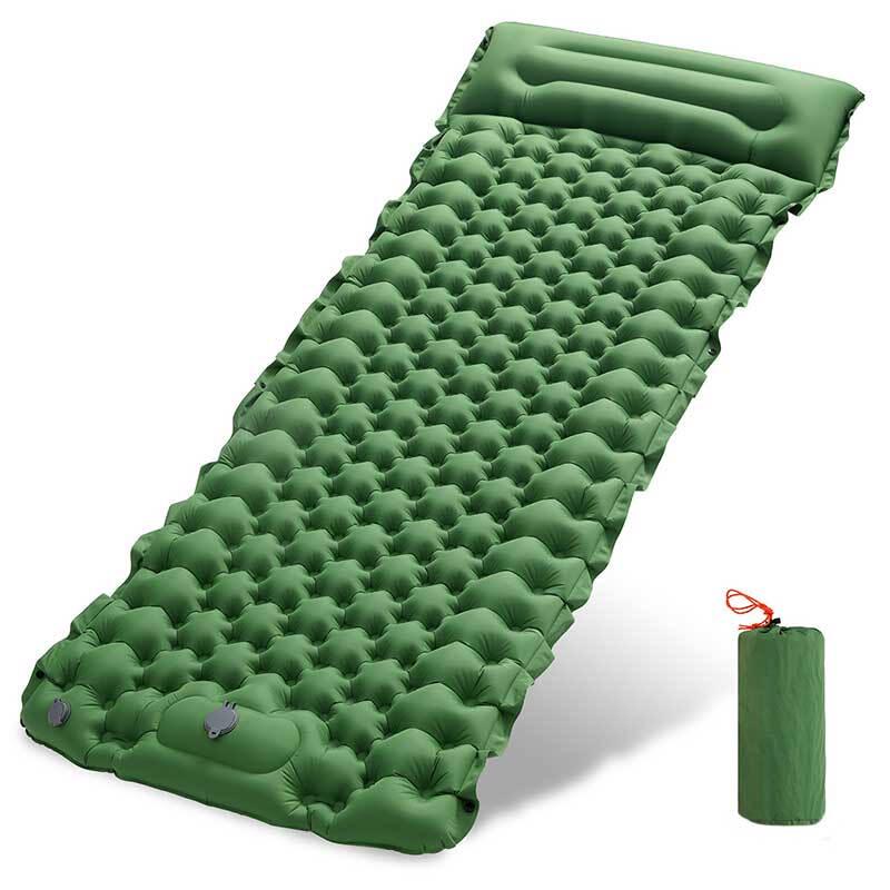 

Outdoor Camping Single Self-Inflating Sleeping Pad with Foot Pump