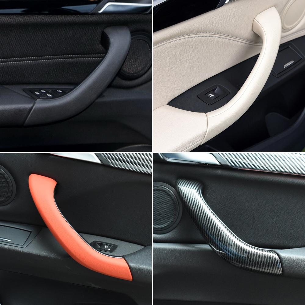 2pcs Set Interior Door Left Right Pull Handle Outer Cover Trim Replacement For BMW X1 X2 F48 F49
