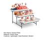 3-Tier Dessert Stand Fruits Pastries Appetizers Tray Elegant Display Rack for Buffet Tables Parties Modern Kitchen Organizer