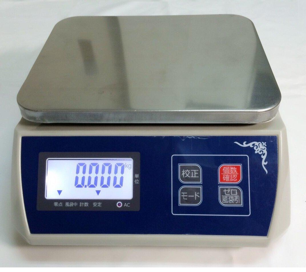 

Sanpo Yoshi Dustproof Digital Platform Scale 30kg/5g Built-in Rechargeable Battery Large LCD Display Stainless Steel Platform
