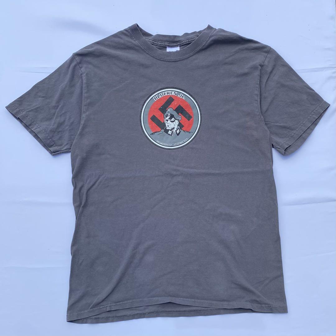 

[USED] 90 s ~ anvil Kinnikuman T-shirt Brocken Jr. Swastika