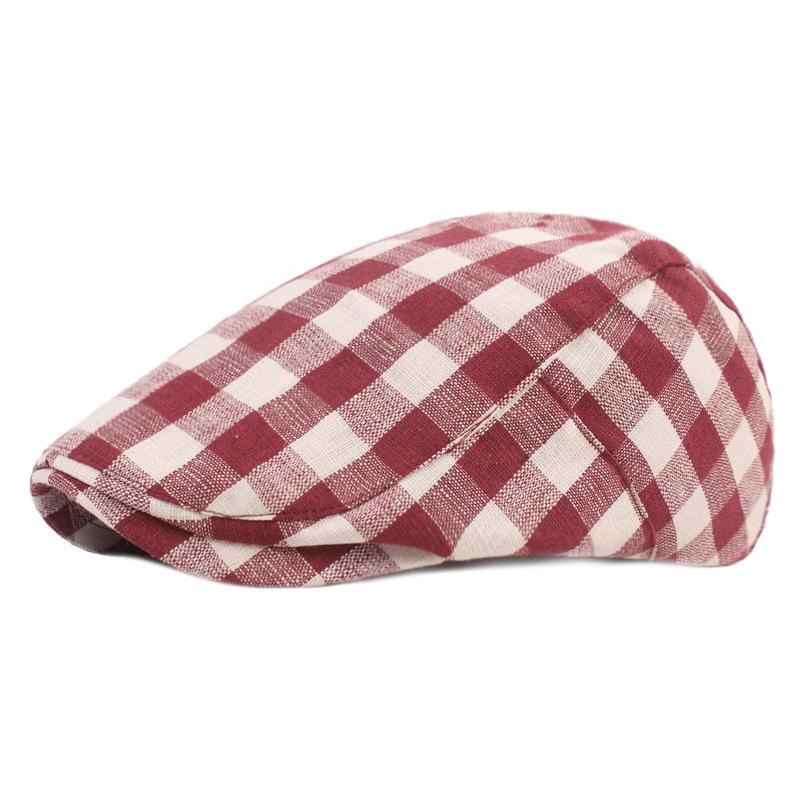 Cowboystoff Andetungehatt Herre Retro Fremoverlue Englandstil Beret Herre- og damehatt