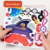 Non-Toxic New Magnetic Children'S Puzzle Early Education Cross-Border Face Changing Princess Dress-Up Sticker Cognitive Educational Toys