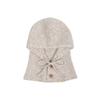 Bbc Earth Button Knit Balaclava  Beige 
