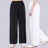 Unisex Tai Chi Pants Ice Silk Tai Chi Clothing Pants Morning Exercise Summer Plus Size Loose Bloomers Practice Martial Arts Pant