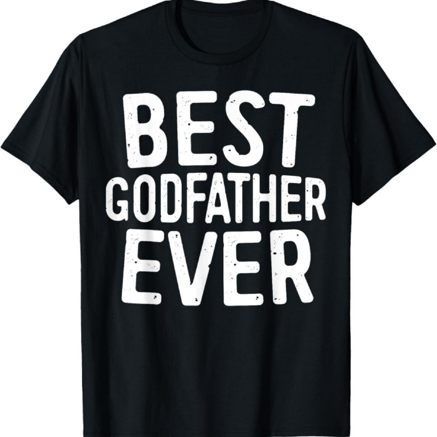 

Best Godfather Ever T-Shirt Fathers Day Godfather Shirt T-Shirt1 XXXXXL чорний