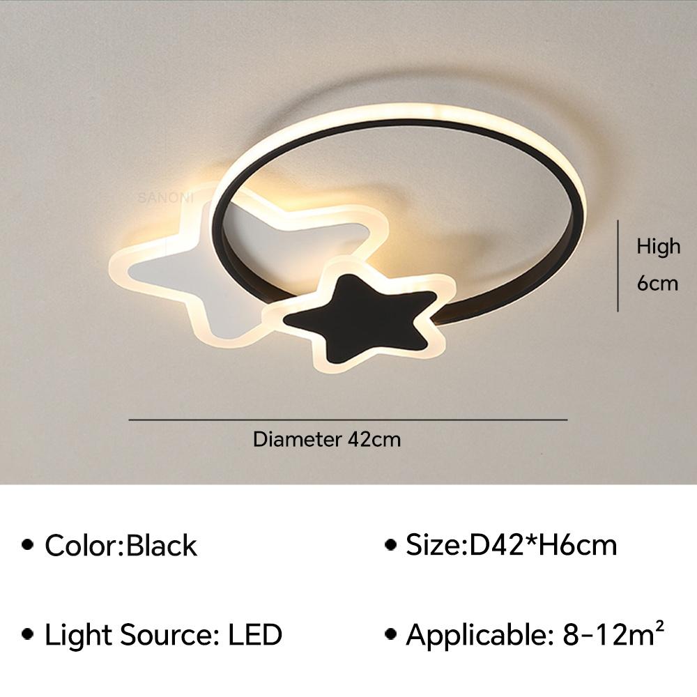 Modern LED Ceiling Lamp For Children Room Living Dining Bedroom Study Aisle Chandelier Indoor Home Decor Lighting Fixture Luster