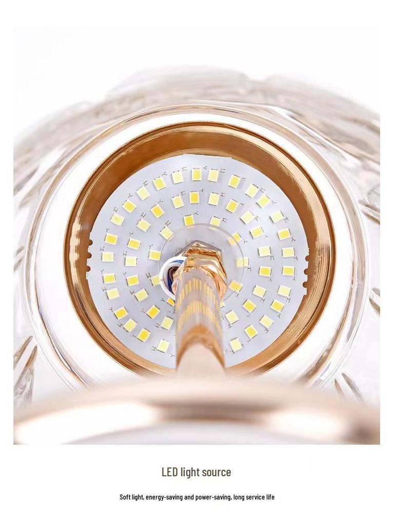 Luxury Crystal Touch Table Lamp for Bedroom - High-End Bedside Atmosphere Light