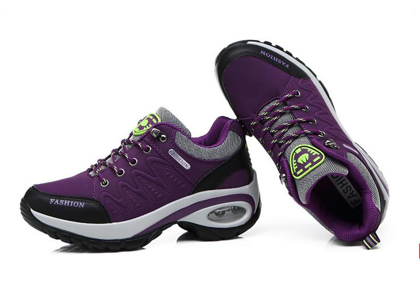 2026 Women's Breathable Shock-Absorbing Sports Shoes, Thick Sole, Height-Boosting Air Cushion, Fashionable Casual Travel Footwear.