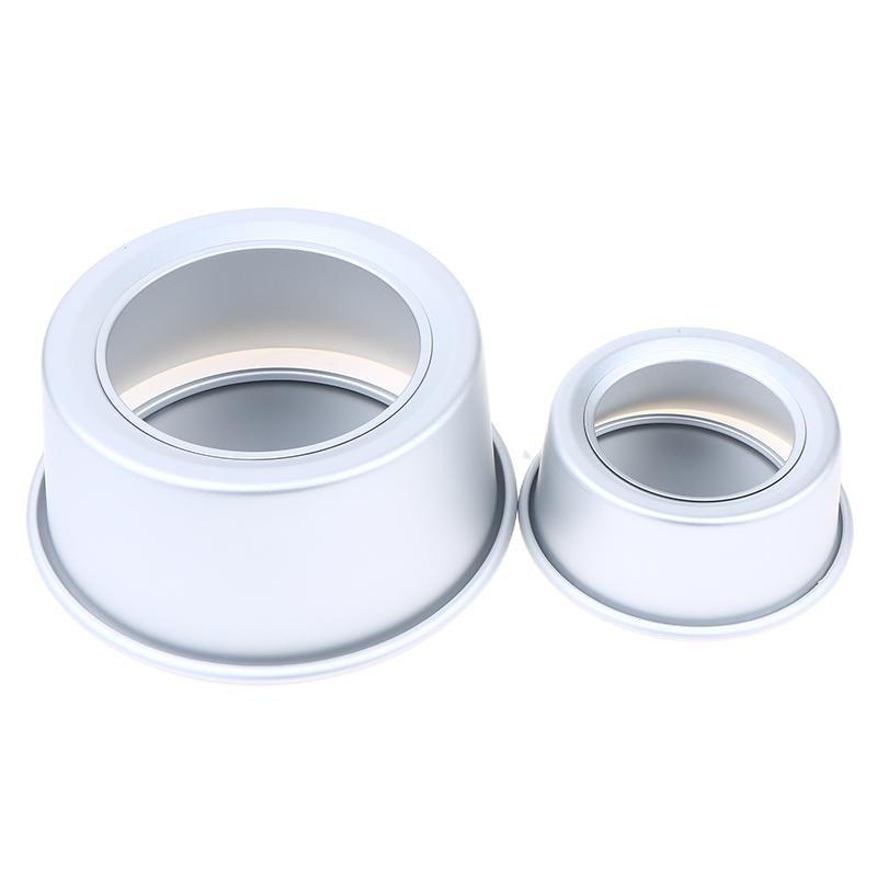 4/6/8/10Inch Removable Base Round Cake Pan Aluminum Diy Cakes Pastry Mould Cheesecake Cake Nonstick Tin Kitchen Tools