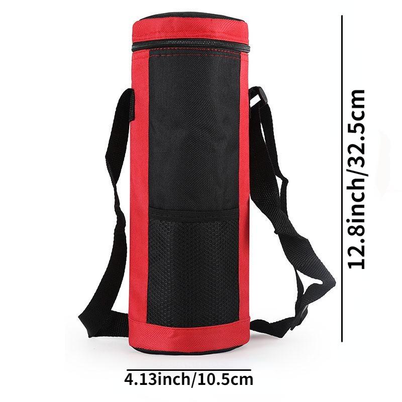 1PC Water Bottle Round Insulation Cover Folding Ice Pack Hot Water Bottle Insulation Cover for Outdoor Picnic Trip