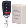 433Mhz 12V Garage Door Remote Control Opener 4CH Wireless Relay Transmitter Receiver Module Kit