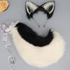 Opaska do włosów na baterie Elektryczne uszy zwierząt Opaska do włosów Kostium do odgrywania ról opaska do włosów Zdalne sterowanie Pluszowy ogon Rekwizyty sceniczne