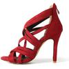 Roman Sandals  Sandals  Summer Large Size Fine Heel Suede Shipped All Year Round