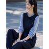 Women's Faux Two-Piece Commuter Set