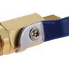 Mtsooning Air Conditioner Ball Valve 1/4" SAE Adapter Straight Refrigerant Valve Replacement for R134a R22 R12 R410a Charging Hoses A/C HVAC