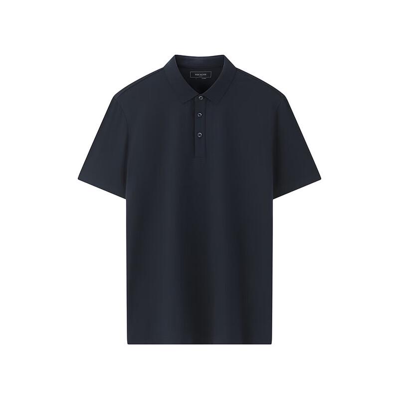 YOUNGOR Men's Soft & Smooth Short Sleeve Polo Shirt