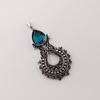 Apatite Gemstone 925 Sterling Silver Women Jewelry Designer Pendant 1.8" For Anniversary Gift CP-45-1