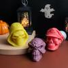 Multipurpose Halloween Skull Series Stylish Candle Mold Accessory Craft Supplies for Spooky Festive Decoration