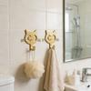 4pcs Cat-shaped Wall Hook Home Storage Hook
