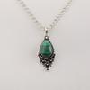 Malachite Gemstone 925 Sterling Silver Handcrafted Pretty Pendant 1.5" For Gift PP-70-29