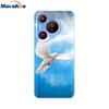 For Huawei Pura 70 Case Cute Cartoon Painted Cover Clear TPU Phone Cases For Huawei Pura 70 Pro+ Plus Pure70 70Pro Soft Fundas