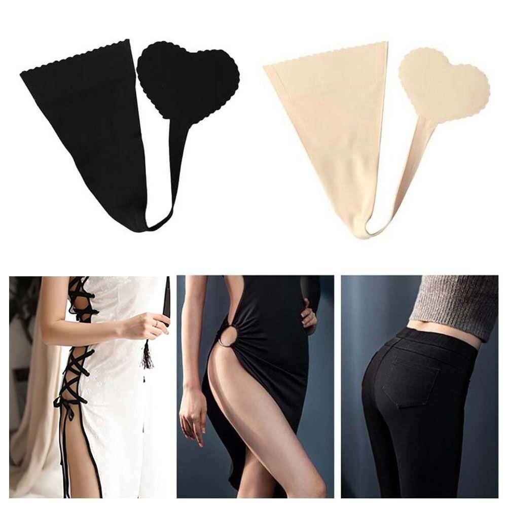 Invisible C-string Panties Underwear Heart Briefs High-quality Lingerie